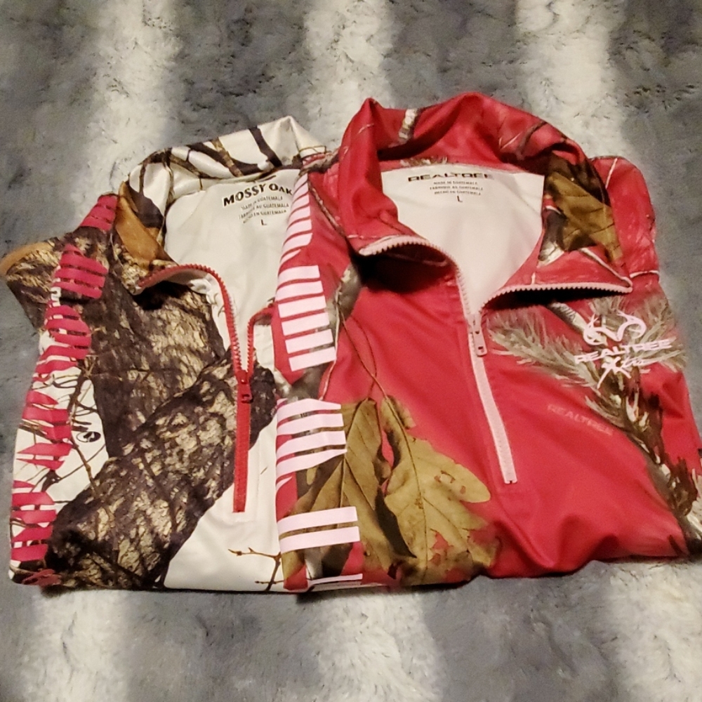 Half zip shirts